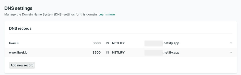 dns-setting-netlify